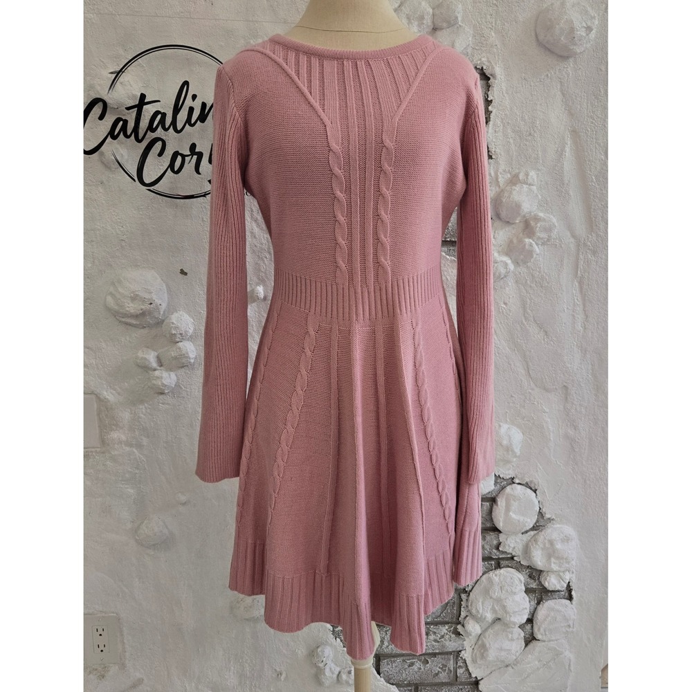 Maisolly Women Cable Knit Midi Dress XL Coquette Balletcore Romantic Peppy Boho